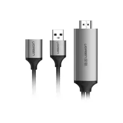 تبدیل USB 2.0 به HDMI با کیفیت 1080p همراه پورت تقویت کننده USB 2.0 یوگرین CM151