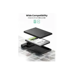 باکس هارد 2.5 اینچ USB 3.1 یوگرین 50743 Ugreen US221