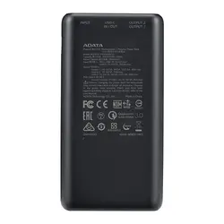 پاور بانک ای دیتا مدل ADATA P20000QCD ظرفیت 20000 میلی آمپر ساعت