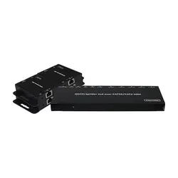 اسپلیتر 4 پورت HDMI با قابلیت انتقال روی کابل شبکه تا 50 متر همراه 4 گیرنده فرانت FN-V149