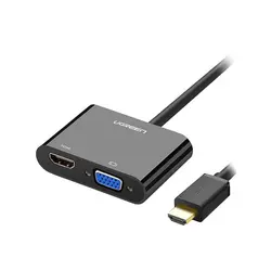 تبدیل HDMI به VGA و HDMI یوگرین 40744 Ugreen CM101
