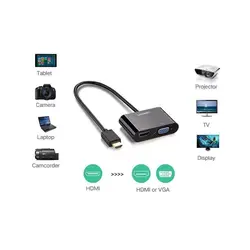 تبدیل HDMI به VGA و HDMI یوگرین 40744 Ugreen CM101