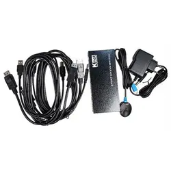 کی وی ام سوئیچ 2 پورت DisplayPort اتوماتیک همراه کابل کی نت K-SWDPK402