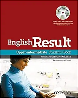 کتاب آموزشی انگلیش ریزالت آپراینترمدیت English Result Upper-intermediate Student & Workbook + DVD