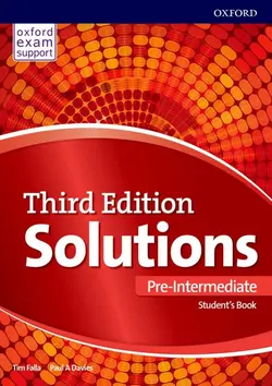 کتاب آموزشی سولوشنز پری اینترمدیت ویرایش سوم Solutions Pre-Intermediate 3rd Edition