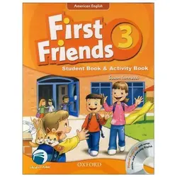 کتاب امریکن فرست فرندز سه American First Friends 3 +CD وزیری