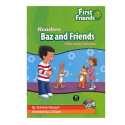 کتاب داستان فرست فرندز باز و دوستان First Friends 1 Readers Baz And Friends