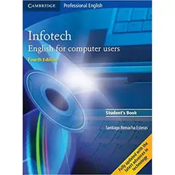 کتاب زبان پروفشنال انگلیش اینفوتک  Professional English Infotech English for computer users Fourth Edition