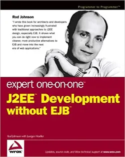 کتاب زبان اکسپرت وان ان وان جی 2 ای ای دولوپمنت ویت اوت ای جی بی  Expert One-on-One J2EE Development without EJB