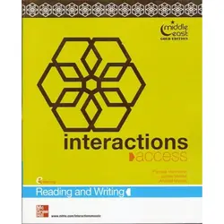 کتاب اینتراکشن اکسس ریدینگ اند رایتینگ Interactions Access Reading and Writing