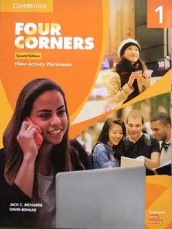 کتاب فیلم فور کرنرز ویرایش دوم Four Corners 1 Video Activity book with DVD 2nd Edition
