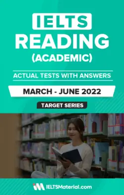 کتاب آیلتس ریدینگ اکادمیک اکچوال تست مارچ تا جون  IELTS Reading (Academic) Actual Tests with Answers (March – June 2022)