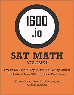 کتاب زبان اس ای تی مث اورنج بوک 1600io SAT Math Orange Book Volume I