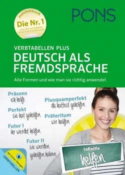 کتاب جدول صرف افعال آلمانی PONS Verbtabellen Plus Deutsch als Fremdsprache