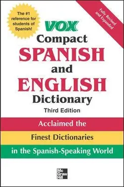 کتاب زبان وکس کامپکت اسپنیش اند انگلیش دیکشنری  Vox Compact Spanish and English Dictionary 3rd