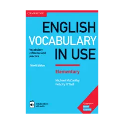 کتاب انگلیش وکبیولری این یوز المنتری English Vocabulary in Use Elementary 3rd+CD