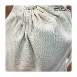 کیسه بند دار کتان بدون طرح اختصاصی