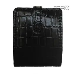 ست جاکارتی و جاکلیدی چرم طبیعی دست ساز آدم و حوا
