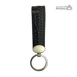 ست جاکارتی و جاکلیدی چرم طبیعی دست ساز آدم و حوا