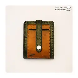 ست جا کارتی و جا کلیدی چرم طبیعی سایه