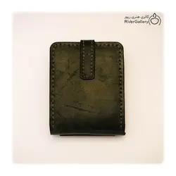 ست جا کارتی و جا کلیدی چرم طبیعی سایه