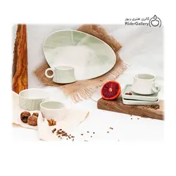 ست صبحانه خوری دست ساز سرامیکی شفق
