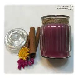 شمع معطر دست ساز بنفشه