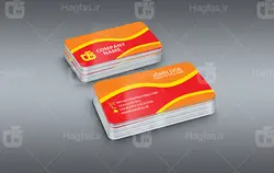 فایل لایه باز کارت ویزیت با رنگبندی متنوع برای فتوشاپ