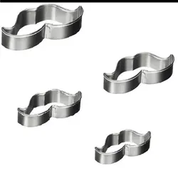 کاتر کوکی و شیرینی پزی مدل سبیل بسته 4 عددی