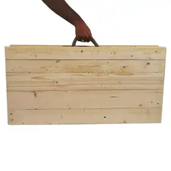 کرسی تاشو پارسین مدل KT90cm بدون هیتر ساخته شده با چوب روسی
