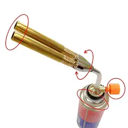 تورچ و مشعل گازی برازینگ فلیم گان دو لوله مدل tq 2108