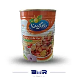 کنسرو لوبیا و قارچ نمکین