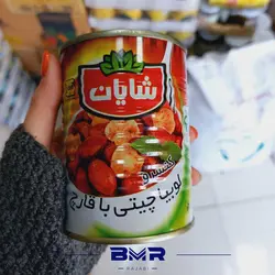 کنسرو لوبیا با قارچ شایان