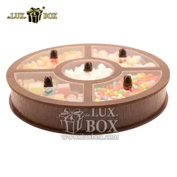 جعبه آجیل و خشکبار چوبی لوکس باکس کد LB32-11