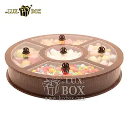 جعبه آجیل و خشکبار چوبی لوکس باکس کد LB32-11