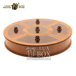 جعبه آجیل و خشکبار چوبی لوکس باکس کد LB32-01