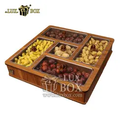 جعبه پذیرایی آجیل و خشکبار لوکس باکس کد LB28-01