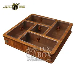 جعبه پذیرایی آجیل و خشکبار لوکس باکس کد LB28-01