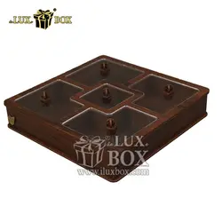 جعبه پذیرایی آجیل و خشکبار لوکس باکس کد LB27-11