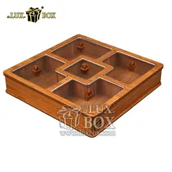 جعبه پذیرایی آجیل و خشکبار لوکس باکس کد LB27-01