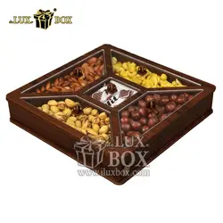 جعبه کادو آجیل و خشکبار پذیرایی لوکس باکس کد LB26-11