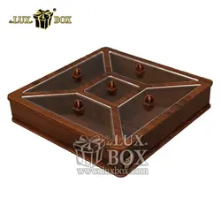 جعبه کادو آجیل و خشکبار پذیرایی لوکس باکس کد LB26-11