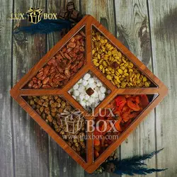 جعبه کادو آجیل خشکبار پذیرایی لوکس باکس کد LB26-01