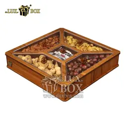جعبه کادو آجیل خشکبار پذیرایی لوکس باکس کد LB26-01