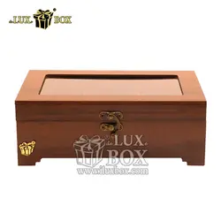 جعبه پذیرایی آجیل و خشکبار چوبی لوکس باکس کد LB320-1