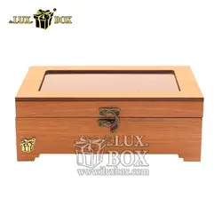 جعبه پذیرایی آجیل و خشکبار چوبی لوکس باکس کد LB320-0