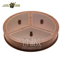 جعبه هدیه آجیل و خشکبار چوبی لوکس باکس کد LB35-11