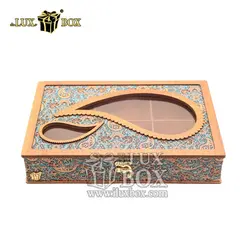 جعبه آجیل خشکبار ترمه چوبی لوکس باکس کد LB051