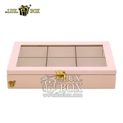 جعبه پذیرایی آجیل و خشکبار پی وی سی (PVC)طرح کلاسیک لوکس باکس کد LB652-W