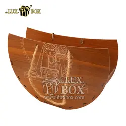 جعبه آجیل و خشکبار شکلات چوبی ویژه عید نوروز لوکس باکس کد Noruz01